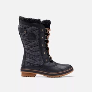 NEW Sorel Tofino II Black Gum Lace Up Waterproof Winter Snow Boots Women Size 7